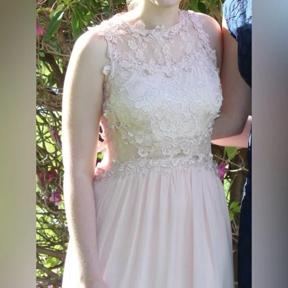 Pink Lace Dress - Picture 4 of 4